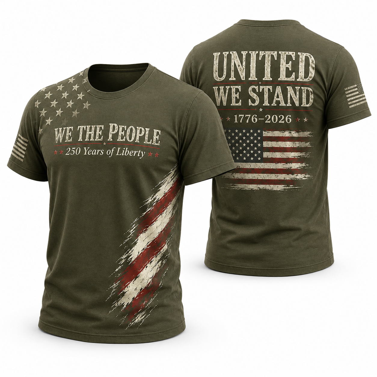 We The People TShirt, 250 Years Of Liberty 1776 2026 Tee, United We Stand Apparel