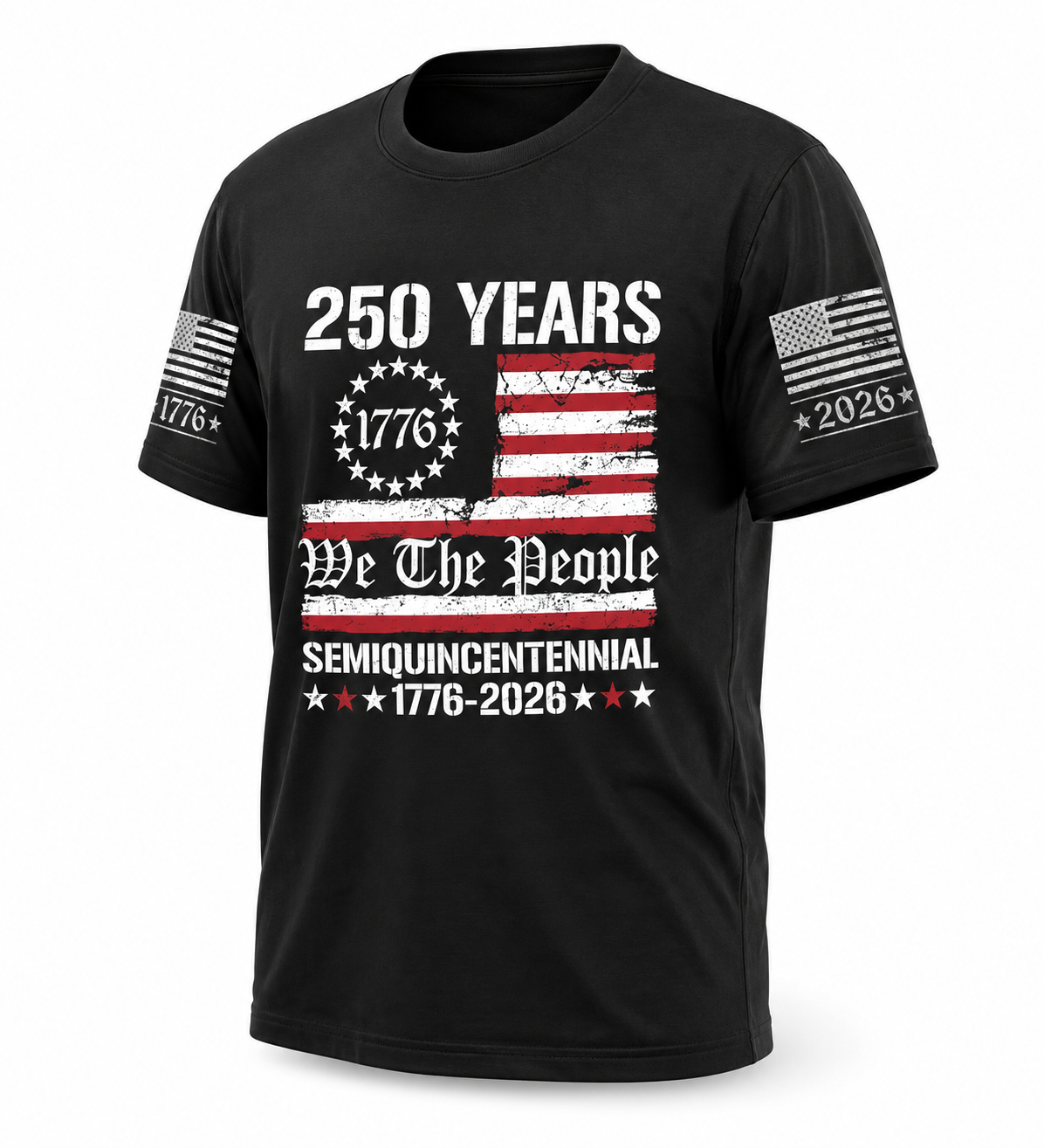 250 Years of American Tee, We The People Semiquincentennial 1776-2026 T-Shirt