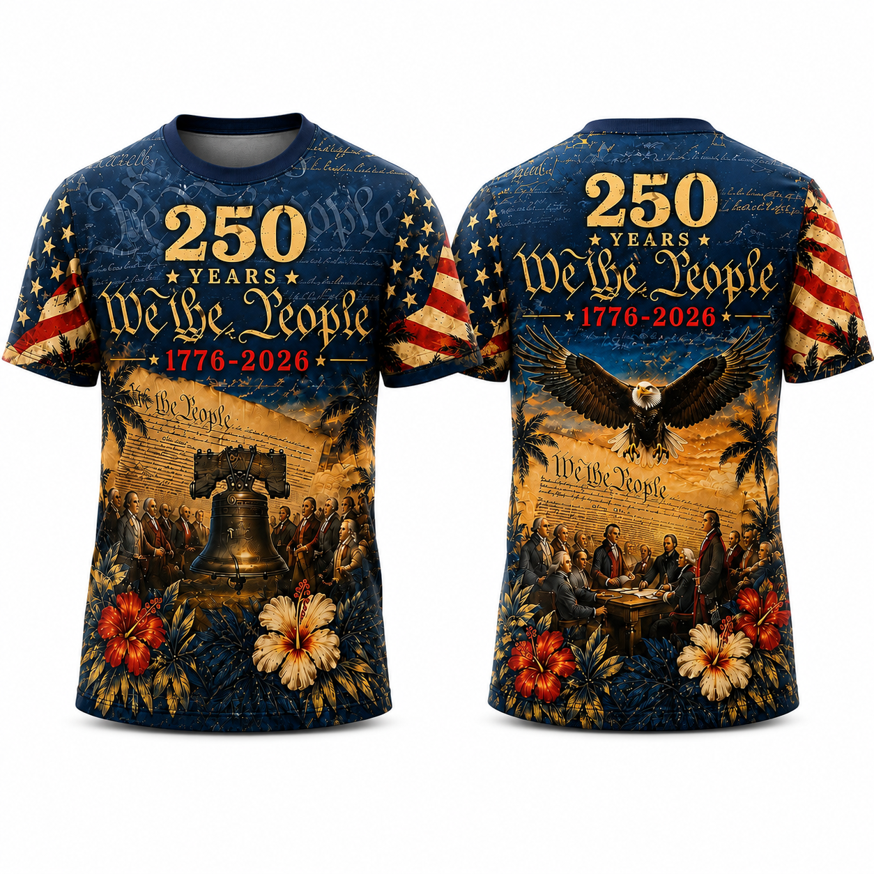 America 250th Anniversary T-shirt, USA 1776 to 2026 Patriotic Shirt, 4th of July Tee
