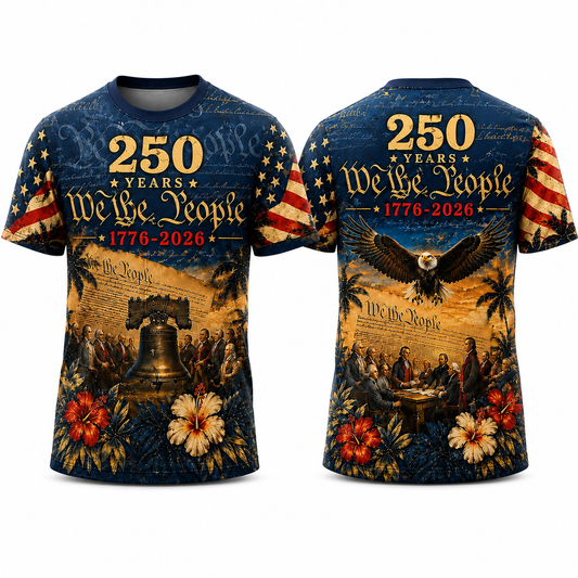 America 250th Anniversary T-shirt, USA 1776 to 2026 Patriotic Shirt, 4th of July Tee